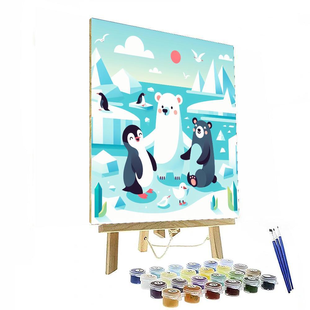 Arctic Wonderland Escape Numbered Painting Kits