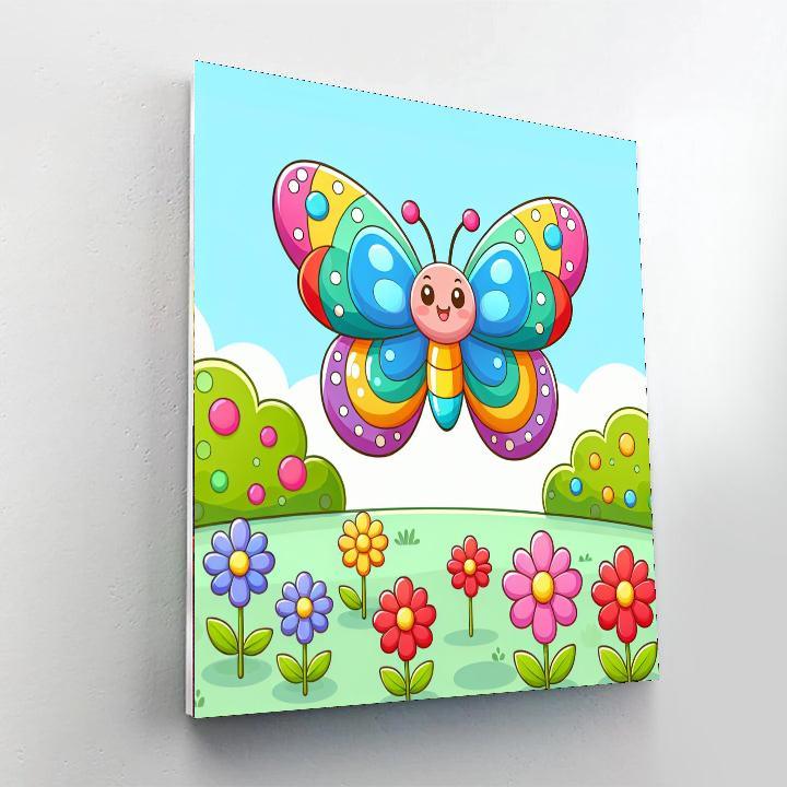 Blissful Butterfly Numbered Painting Kits
