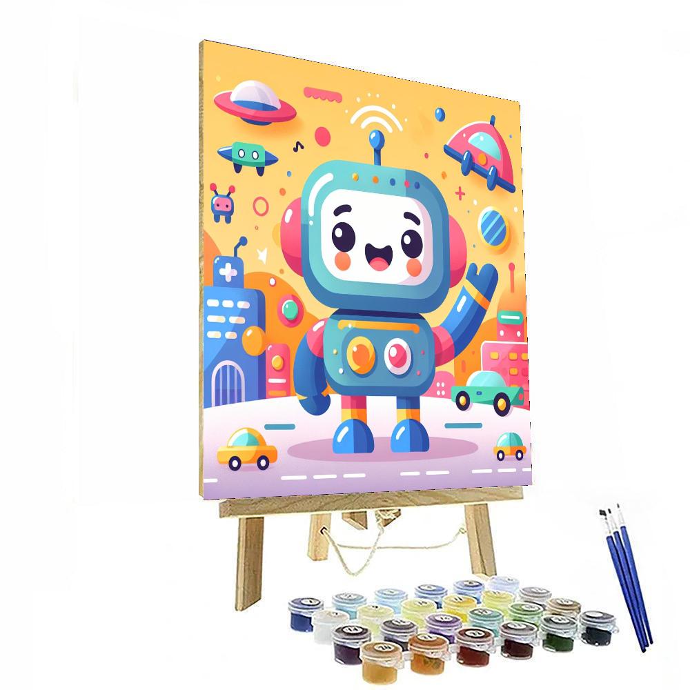 Epic Robots Painting Number Kit