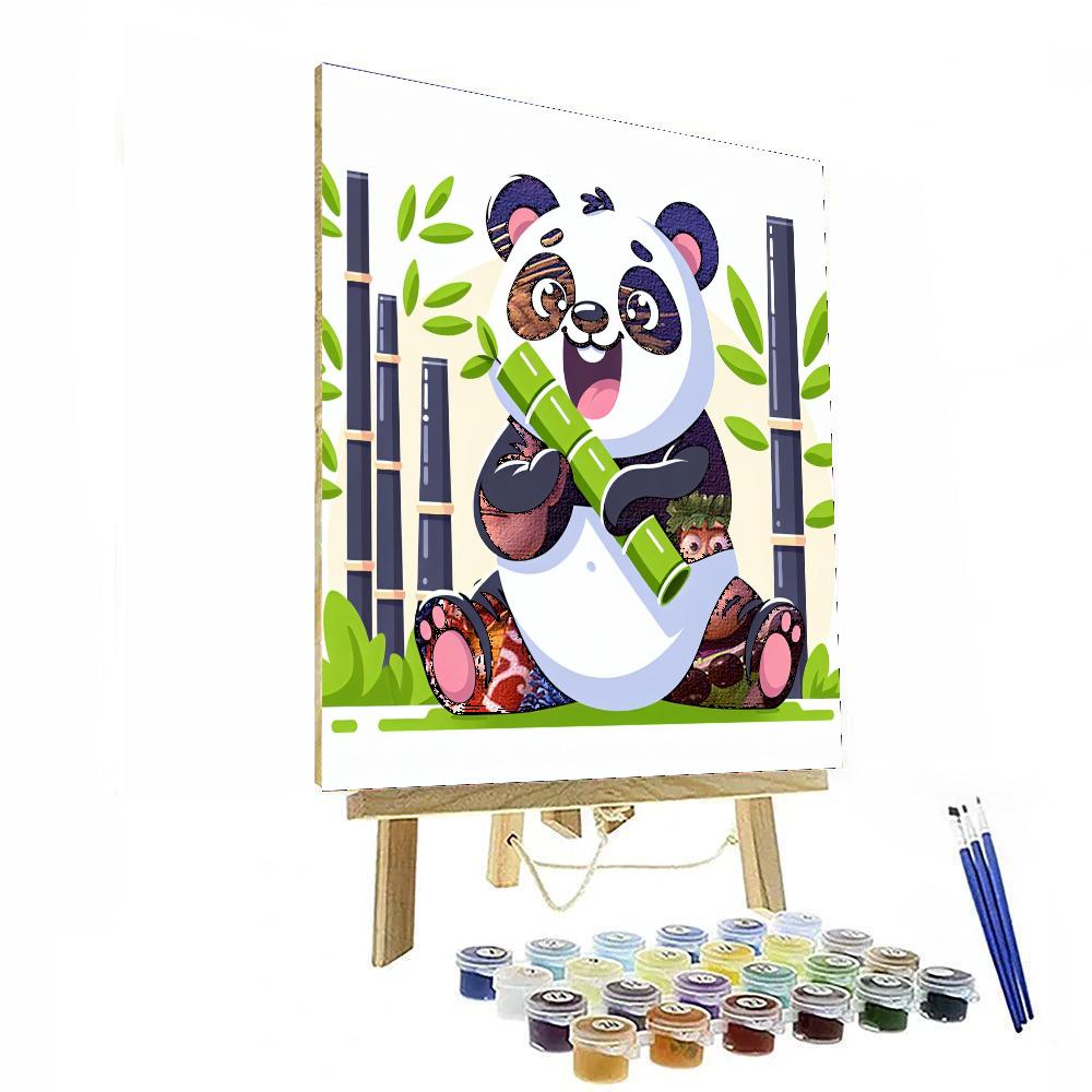 Jolly Panda DIY Paint By Numbers