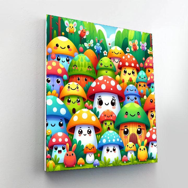 Magical Mushroom Kingdom Paint By Number