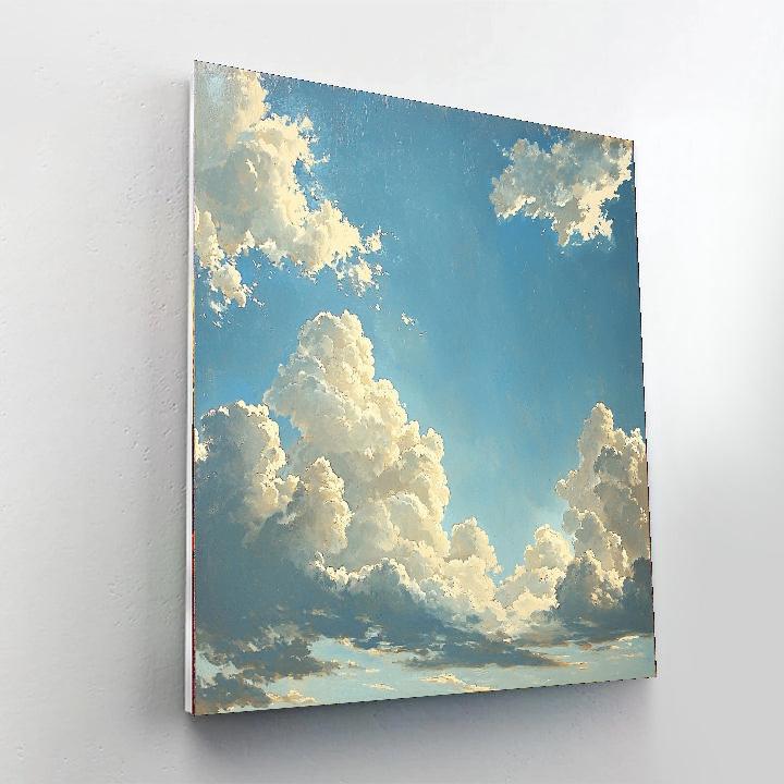 Leonardo Da Vinci Inspired The Serenity Of Sky  DIY Paint By Numbers