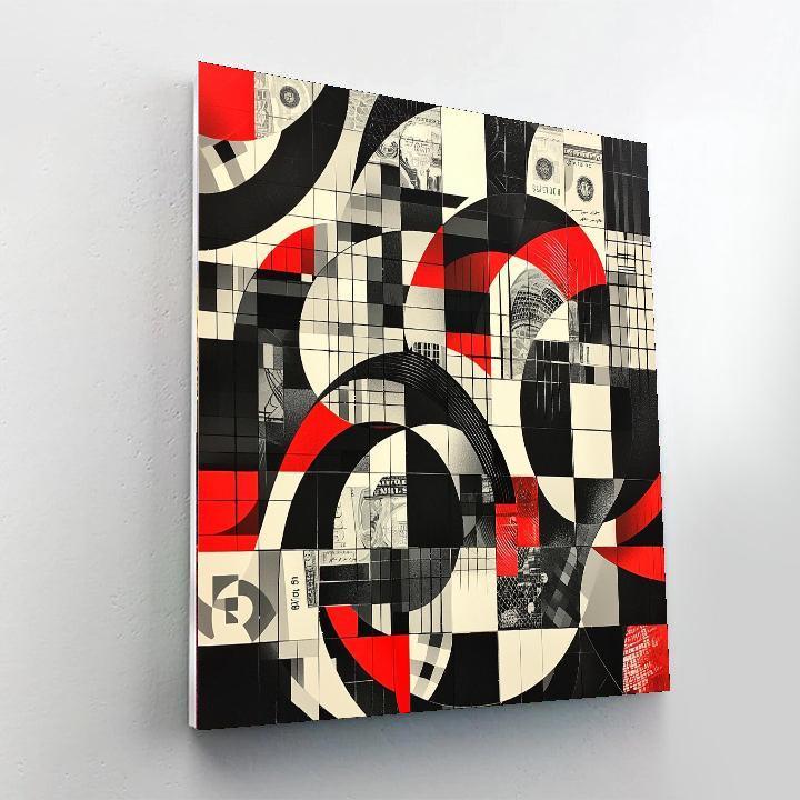 Banksy Inspired Economic Paradox  Paint By Color