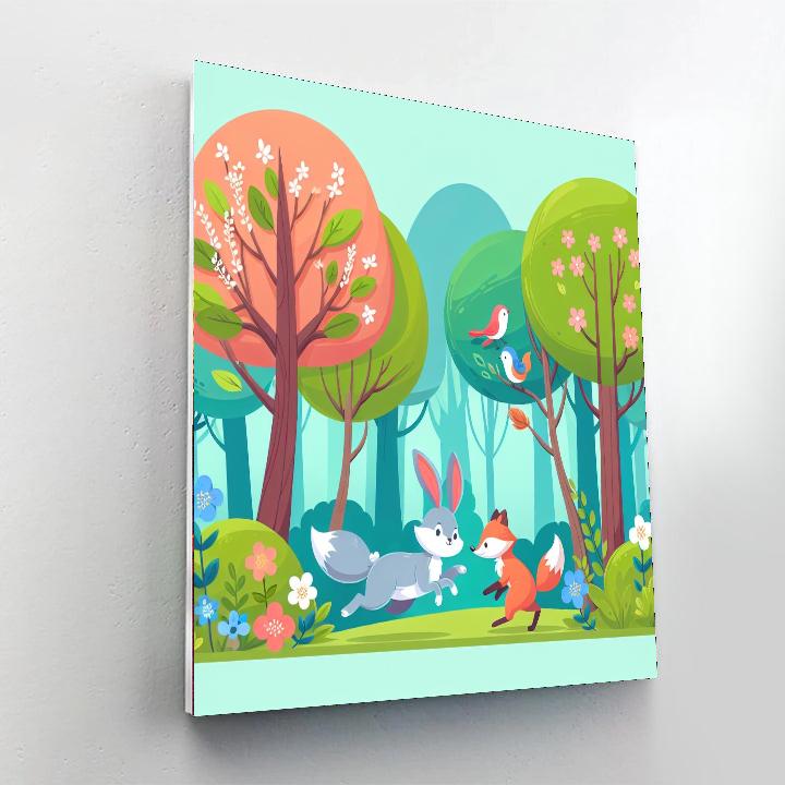 Magical Woodland Quest Painting By Numbers Kit