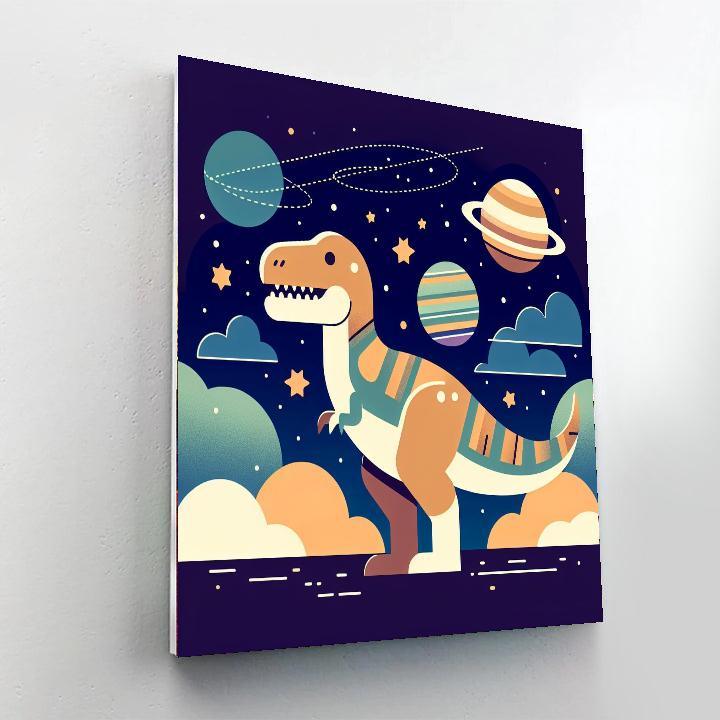 Dinosaur Planet DIY Paint By Numbers