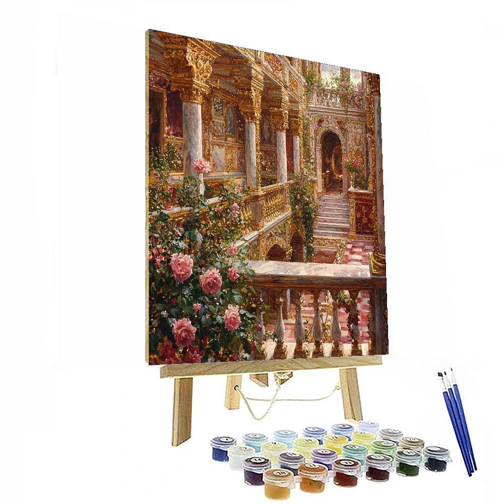 Sir Lawrence Alma-Tadema Inspired Victorian Splendor  DIY Paint By Numbers