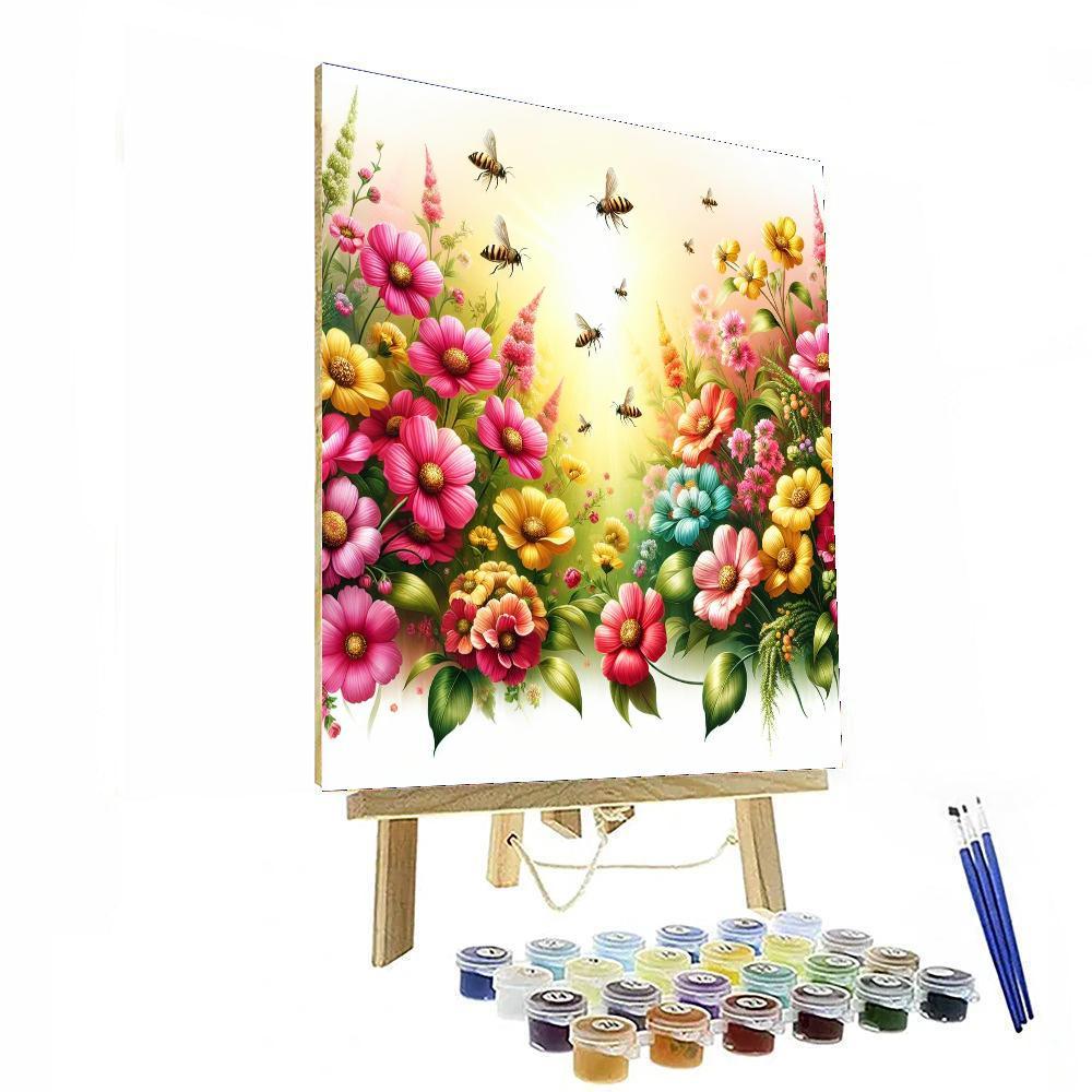 Sunny Garden Blooms Paint By Numbers