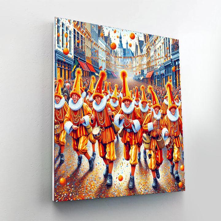 Carnaval De Binche - Binche, Belgium Paint By Numbers
