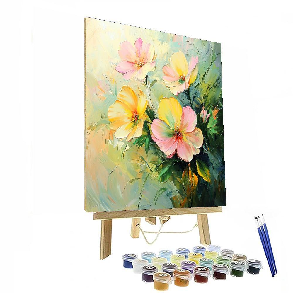 Leonardo Da Vinci Inspired Petal Dance  Paint By Number