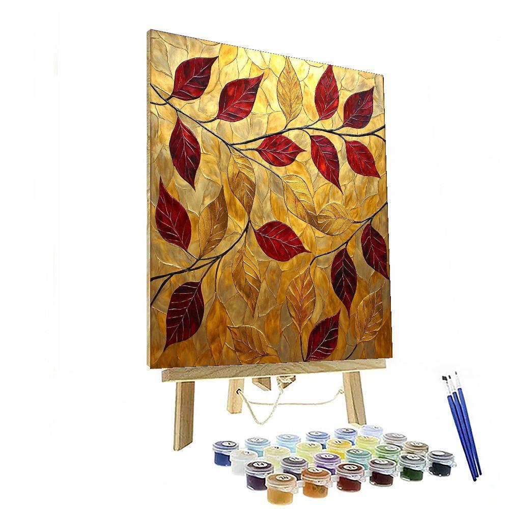 Michelangelo Inspired Vibrant Whispers  DIY Paint By Numbers