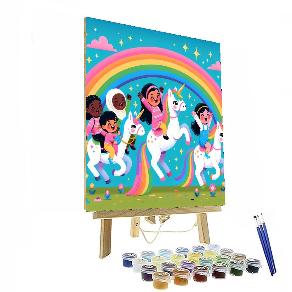 Magic Unicorn Adventures Painting Number Kit