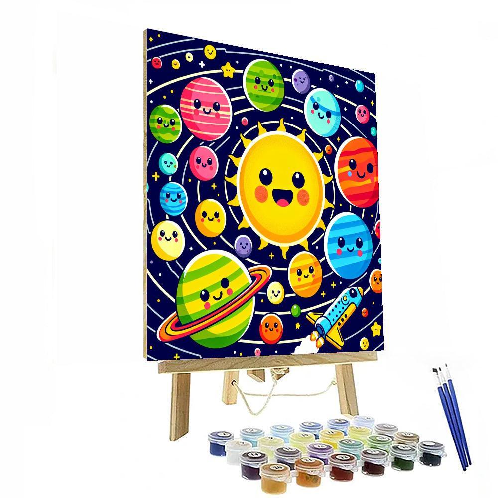 Solar System Safari Paint By Color