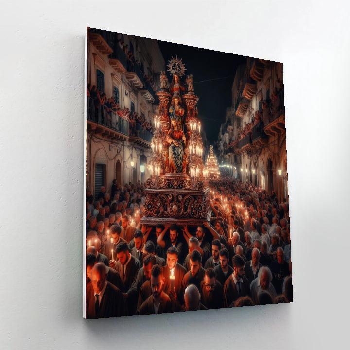 Settimana Santa - Italy Painting By Numbers Kit