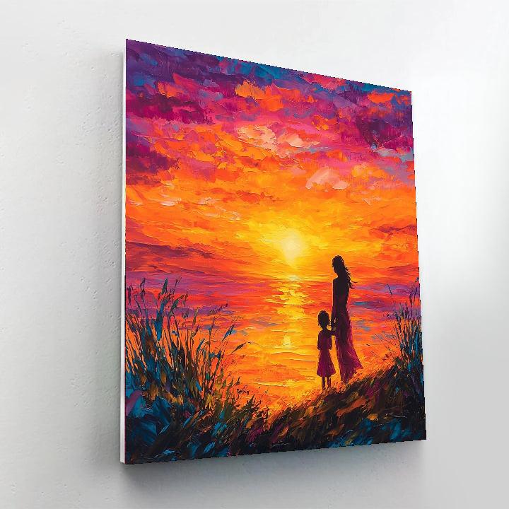 A Mother's Love Shines Bright Paint By Numbers Kits