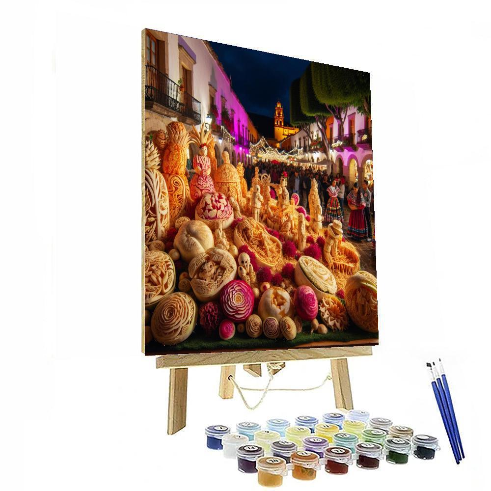 Noche De Los Rabanos Painting By Numbers Kit