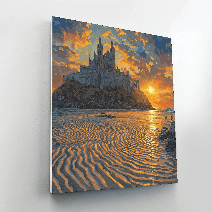 Mont Saint Michel Painting Number Kit
