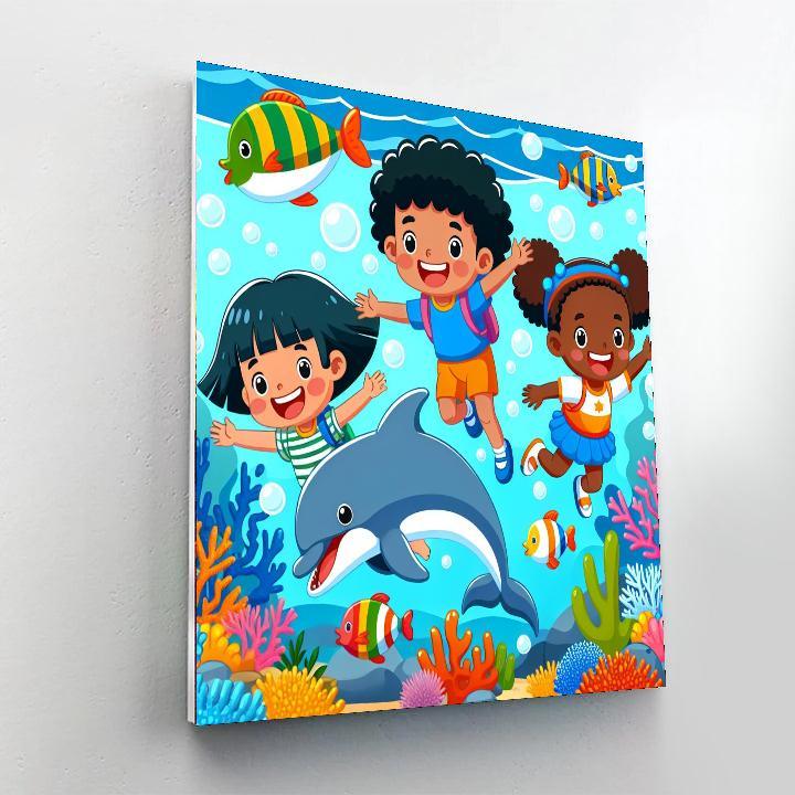 Bubbly Friends Paint By Number