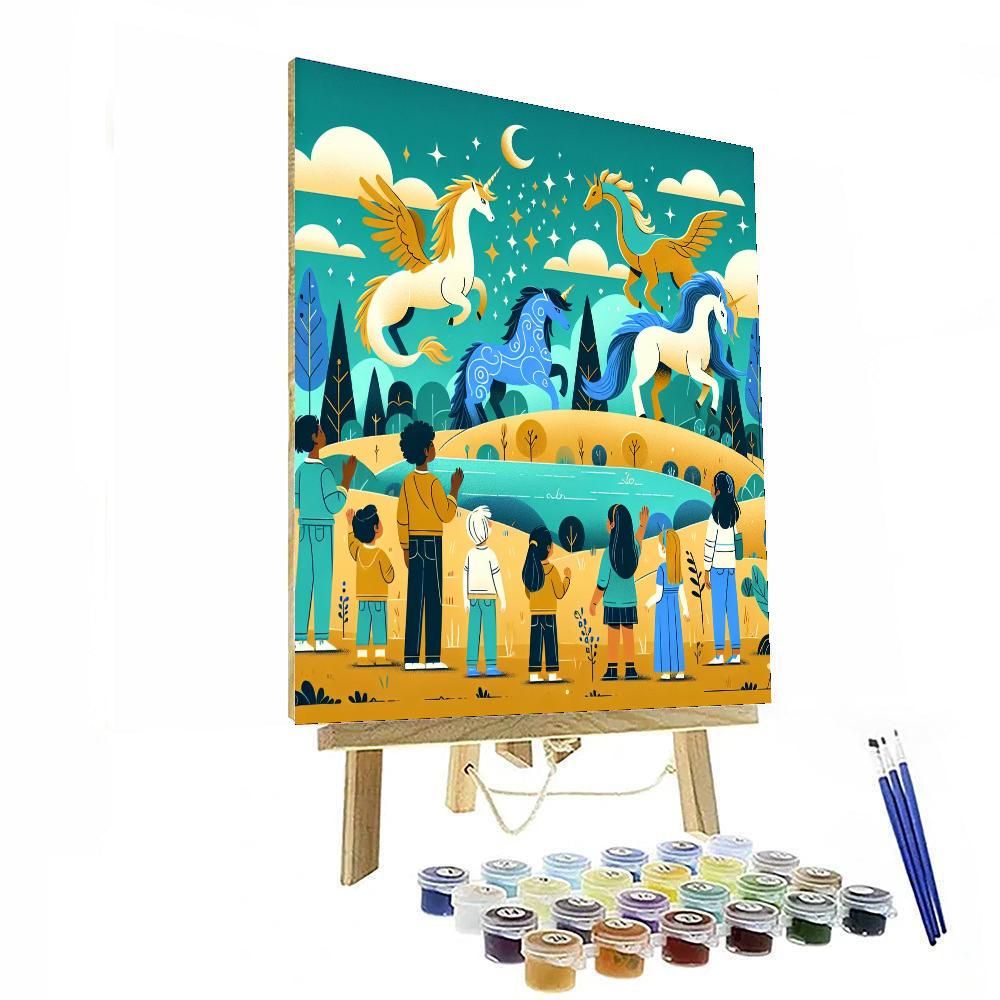 Fantasy Creature Preserve Paint By Number