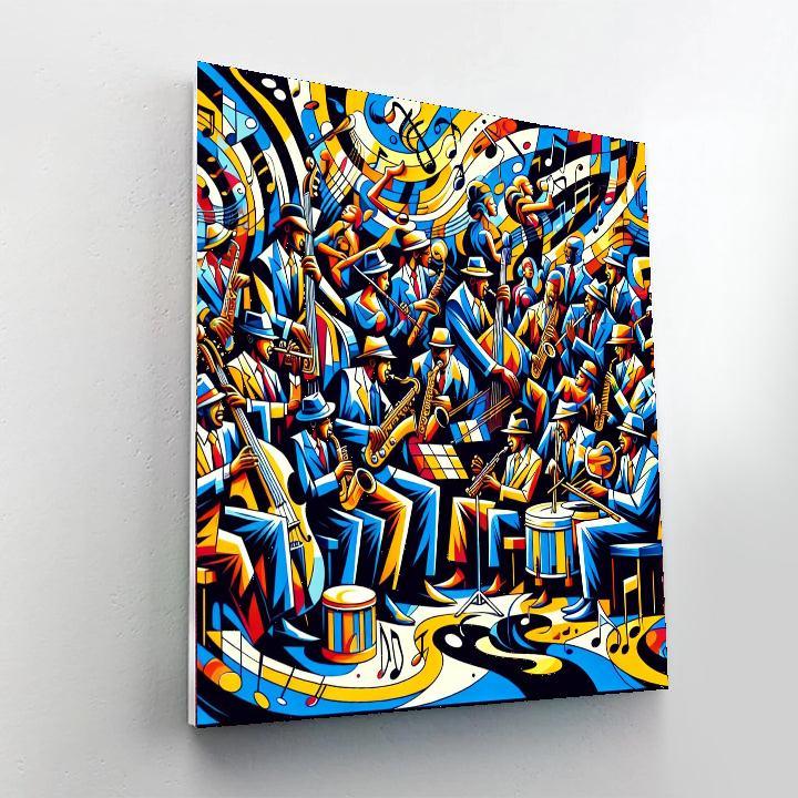 Jazz Rhythm In Color DIY Paint By Numbers
