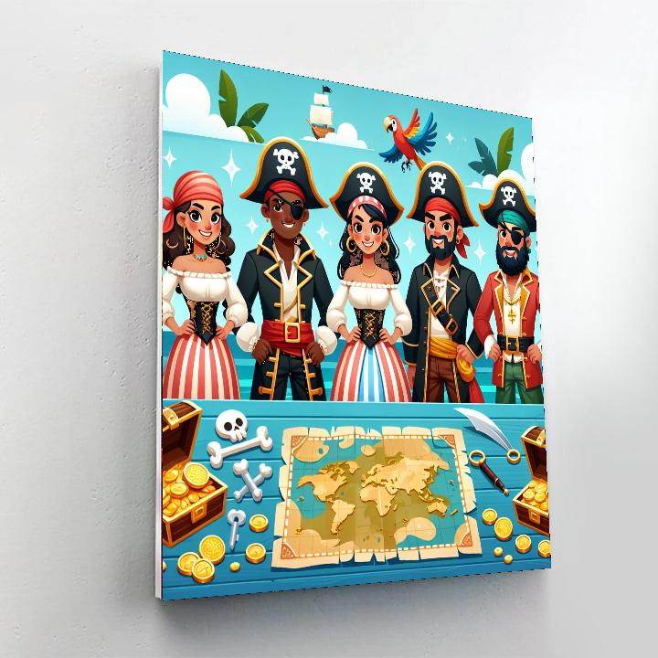 Creative Pirates Painting By Numbers Kit