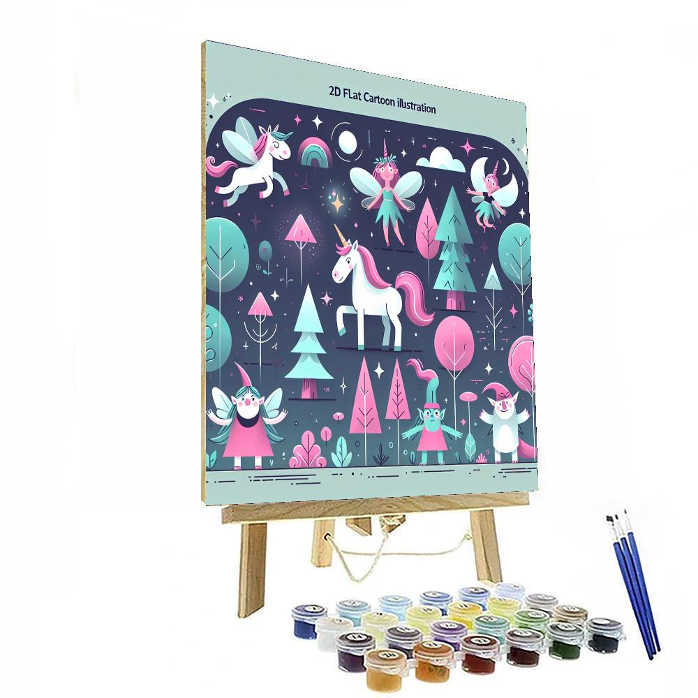 Enchanted Encounters Painting Number Kit