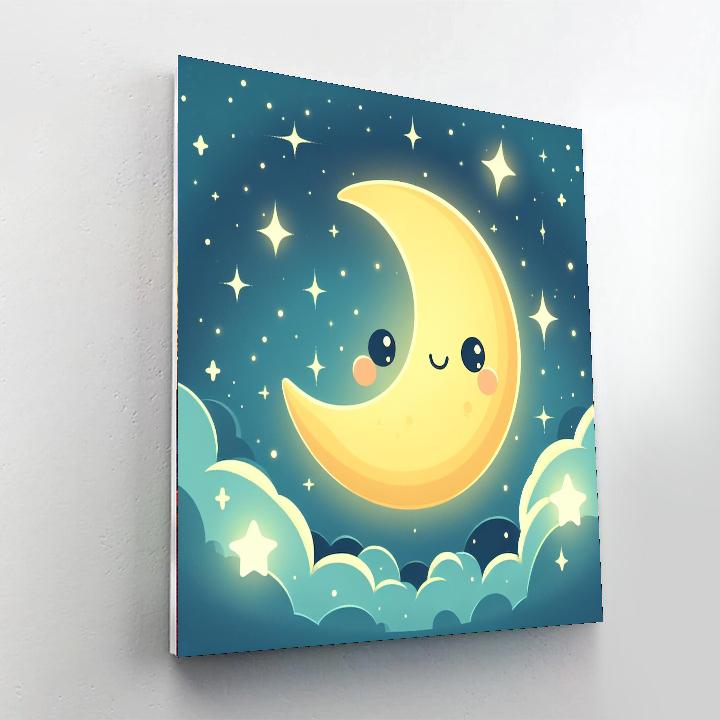 Whimsical Moonlight Numbered Painting Kits