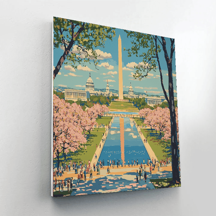 National Mall - Washington D.c., Usa Numbered Painting Kits