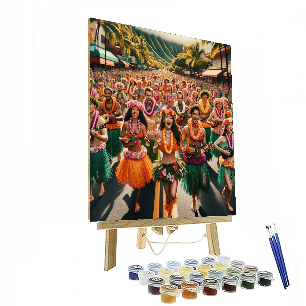 Aloha Festivals - Hawaii Number Painting