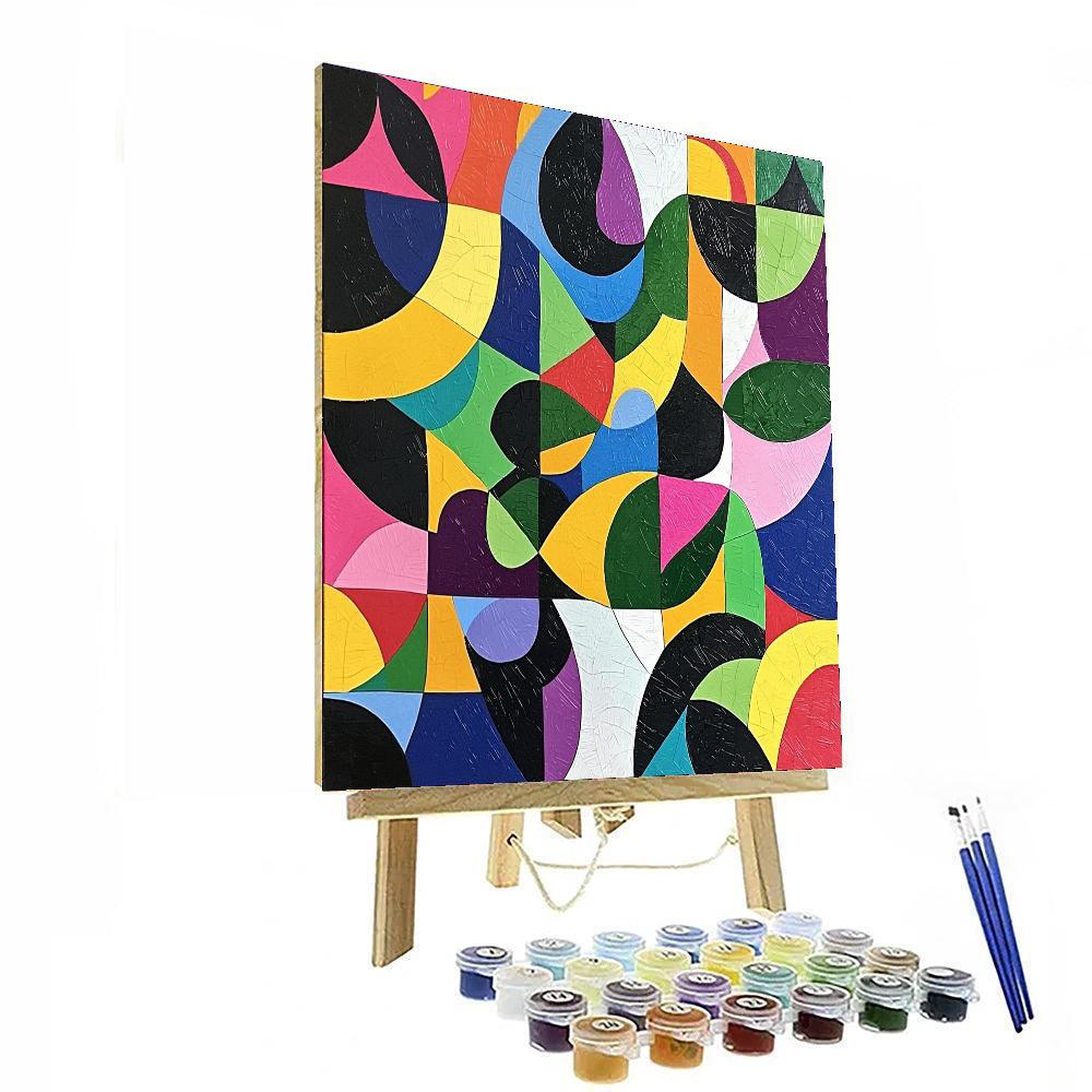 Joan Miró Inspired Energizing Expressions  Paint By Color