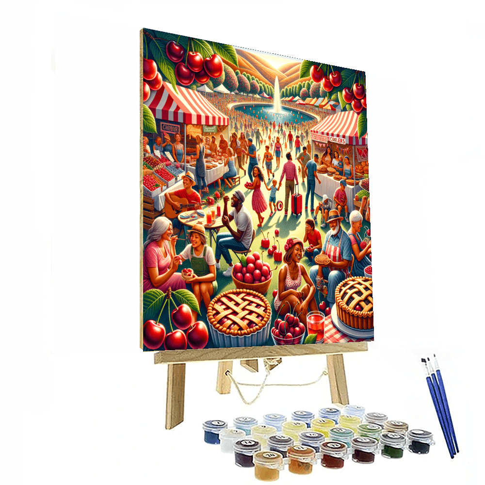 National Cherry Festival Paint By Color