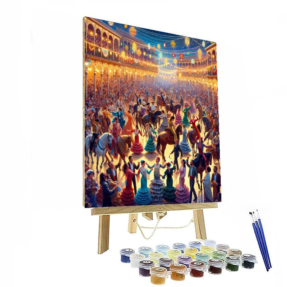 Feria De Abril (april Fair) Paint By Numbers