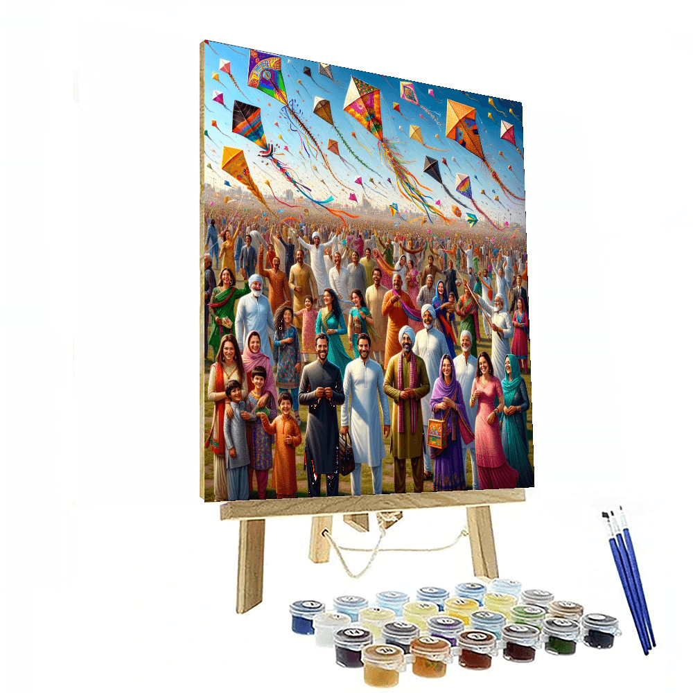 Kite Festival - Ahmedabad DIY Paint By Numbers