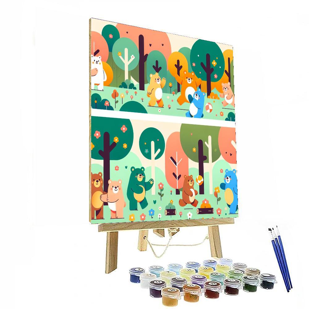 Adventure Bears Numbered Painting Kits