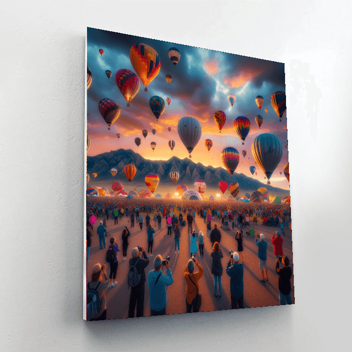 The Albuquerque International Balloon Fiesta Number Painting