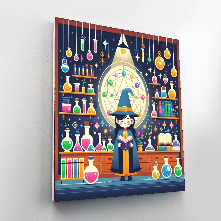 Magical Wizard's Lab Paint By Number