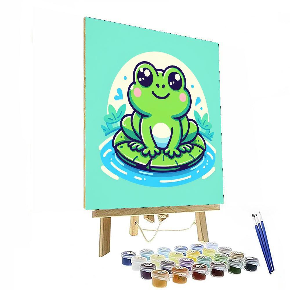 Froggy Pond DIY Paint By Numbers