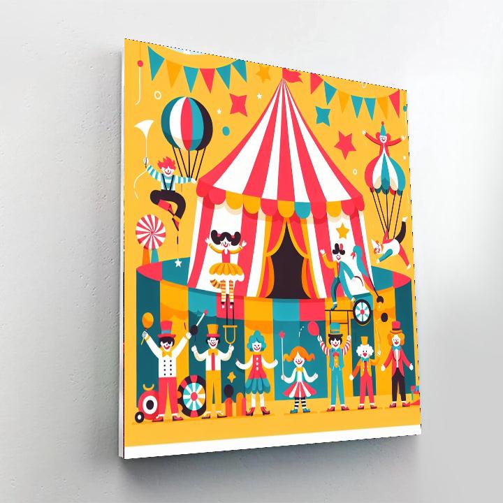 Circus Of Laughter Numbered Painting Kits
