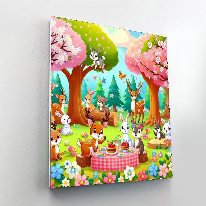Forest Animal Party Paint By Numbers