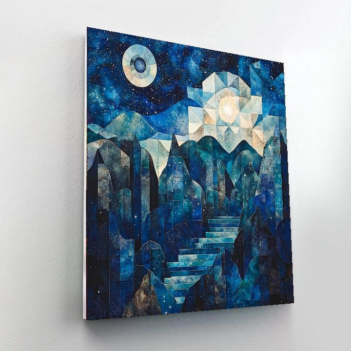 Paul Cézanne Inspired Celestial Contours  Paint By Number