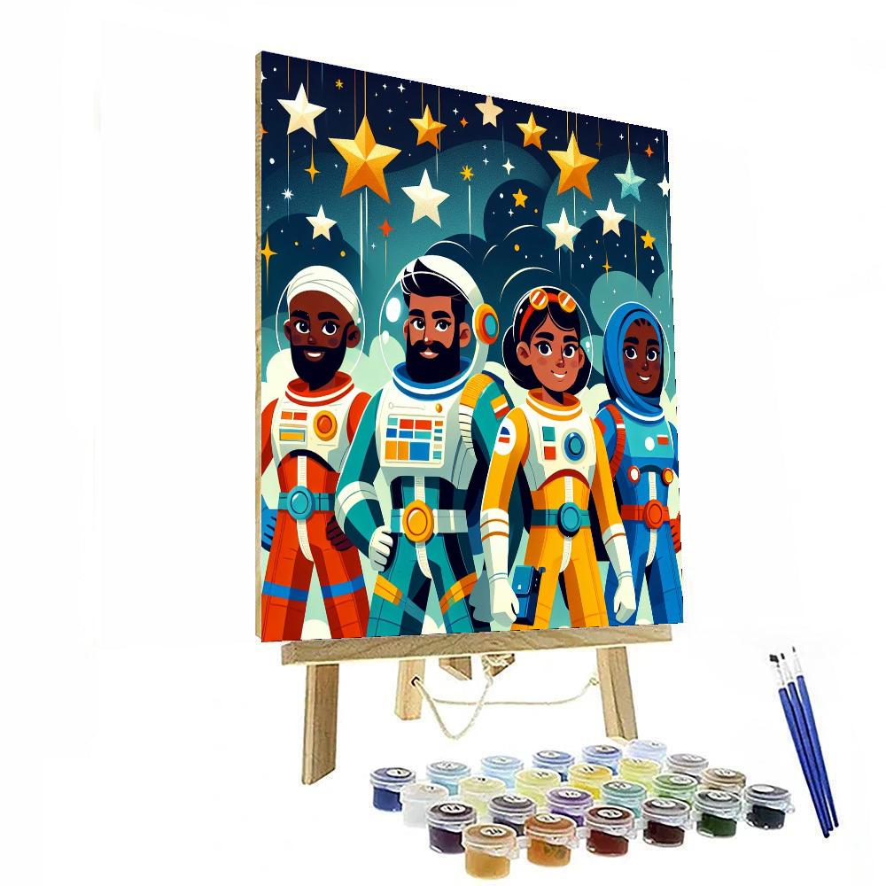 Intergalactic Heroes Numbered Painting Kits