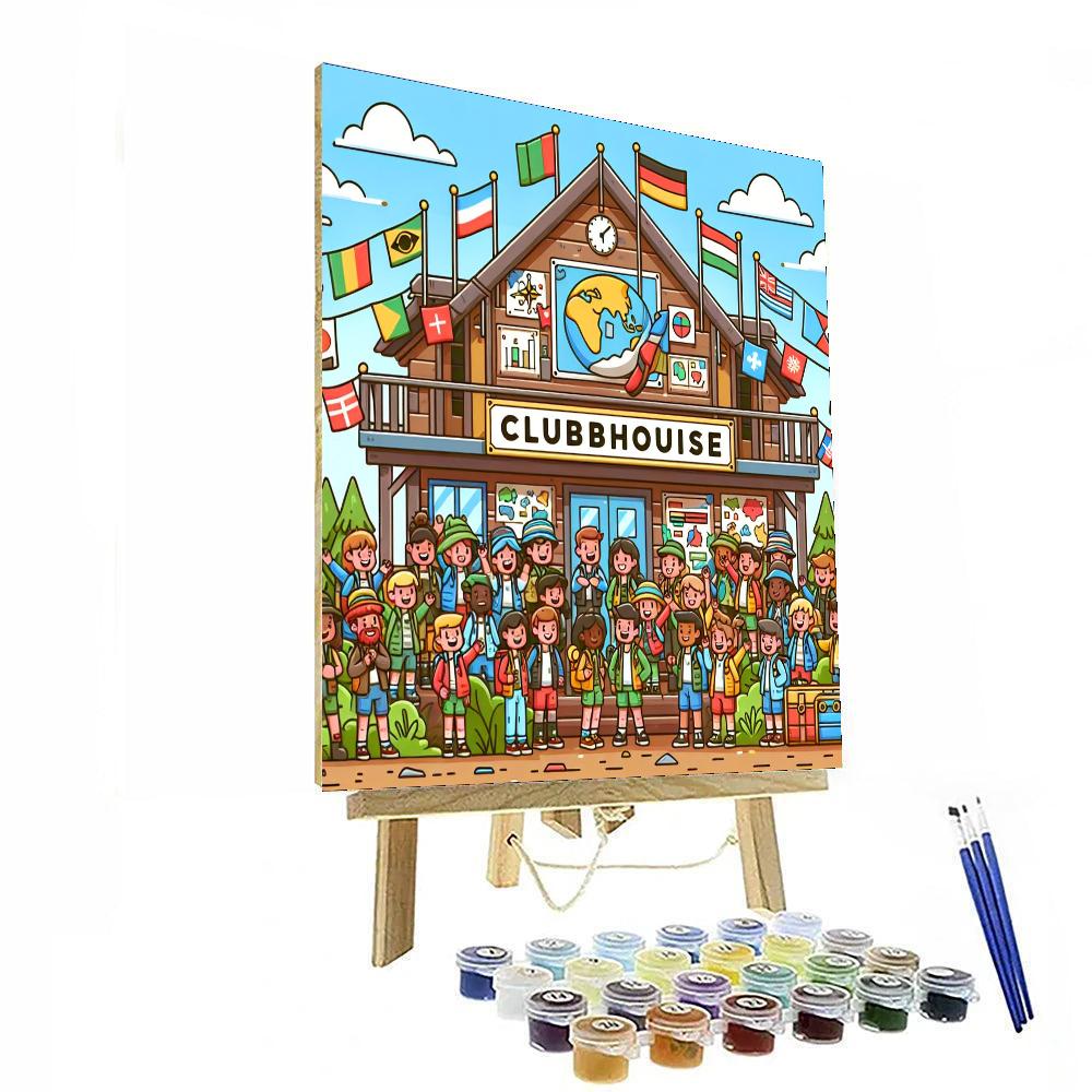 Explorer's Clubhouse DIY Paint By Numbers