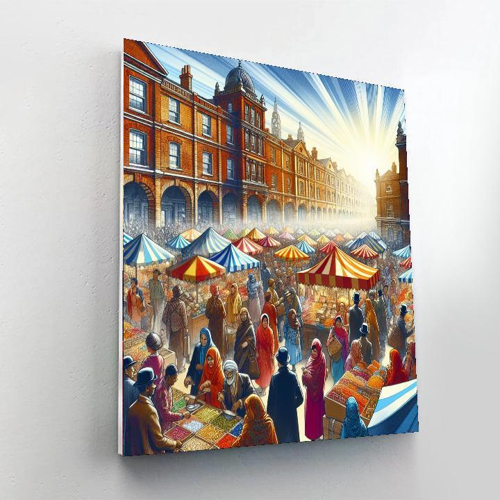 Historic Market Square Painting By Numbers Kit