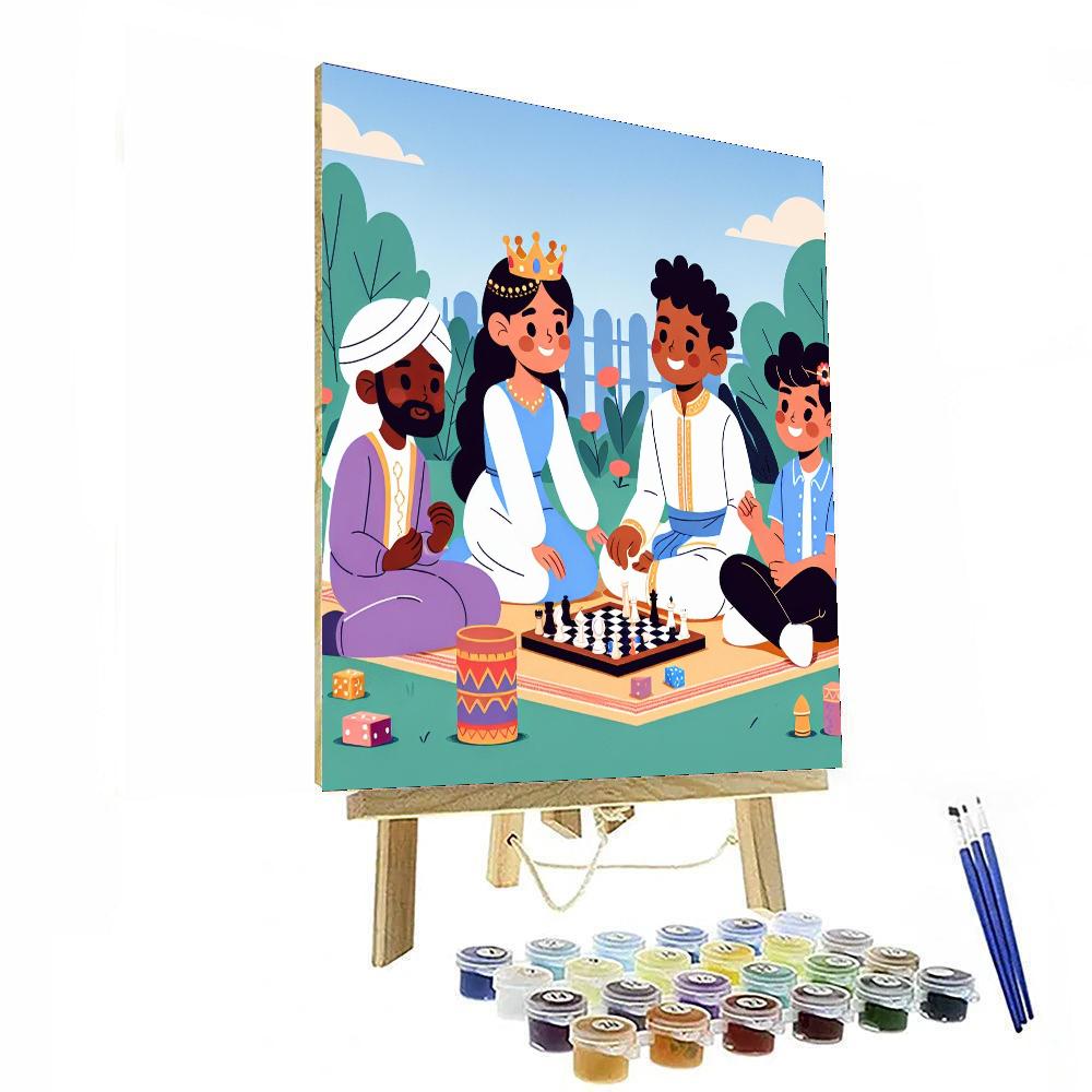 Royal Picnic Adventure Number Painting