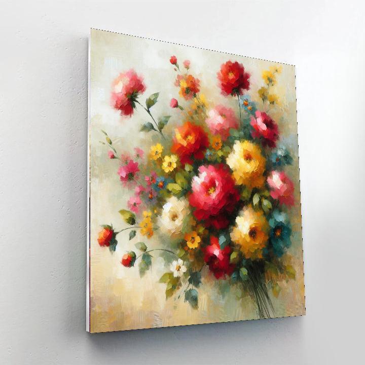 Cheerful Garden Delight Paint By Color