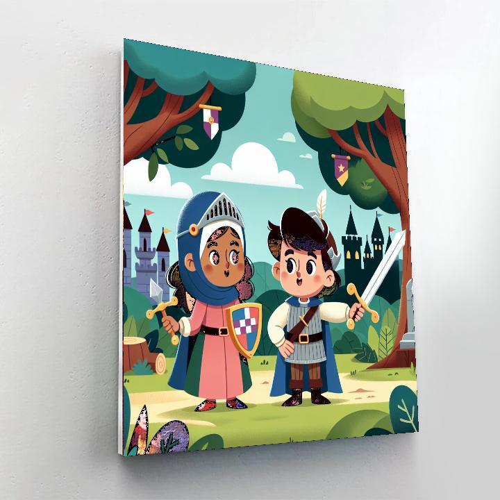 Knight's Honor Quest Paint By Numbers