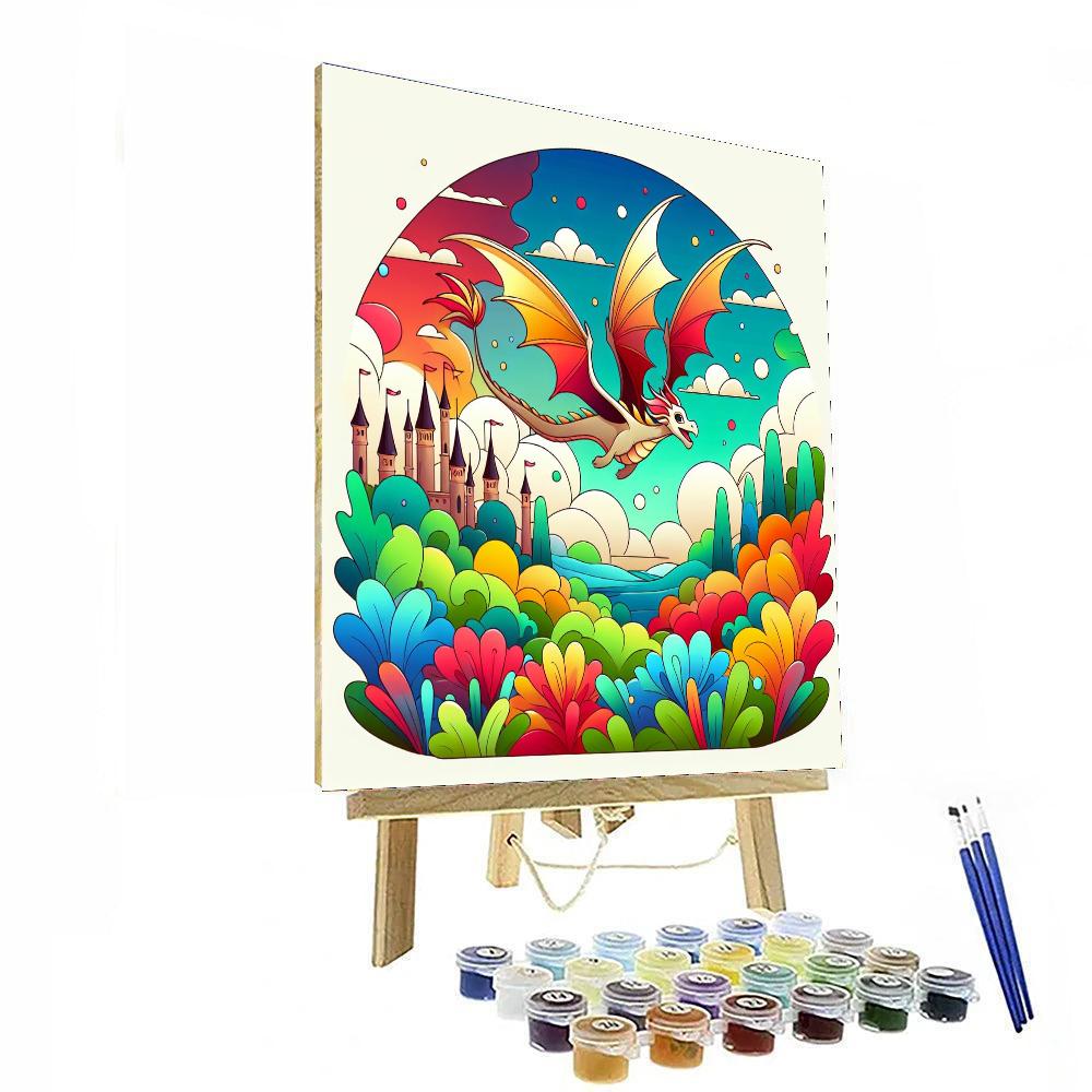 Dragon's Fairyland Paint By Numbers