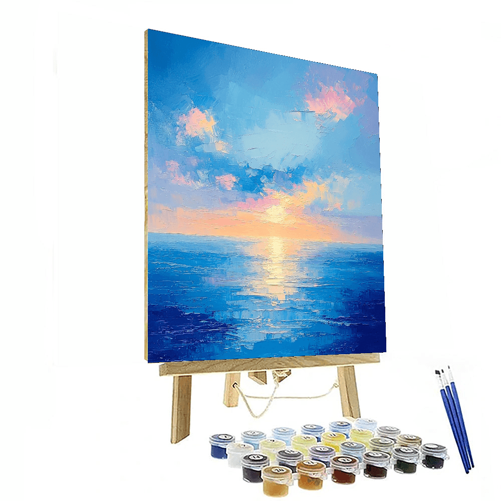 J.M.W. Turner Inspired Serene Horizons  Paint By Numbers Kits