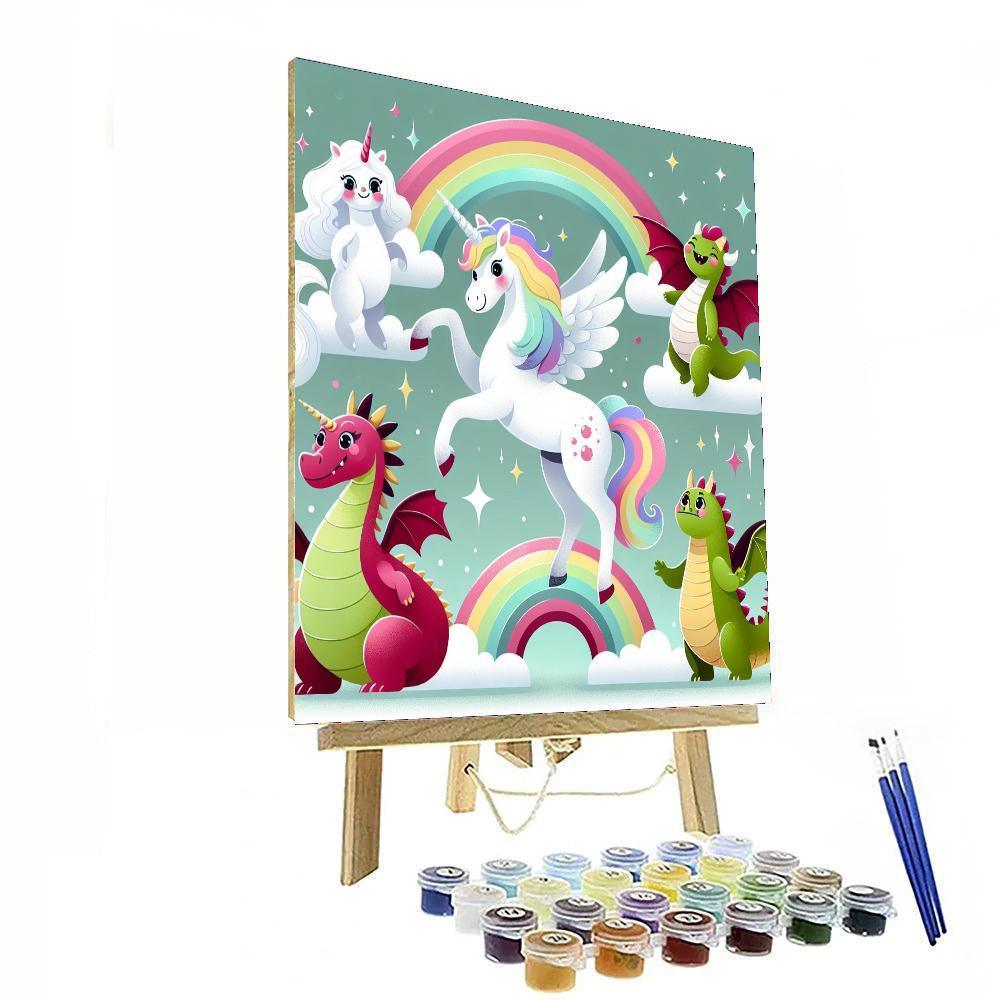 Funky Fantasy Creatures DIY Paint By Numbers