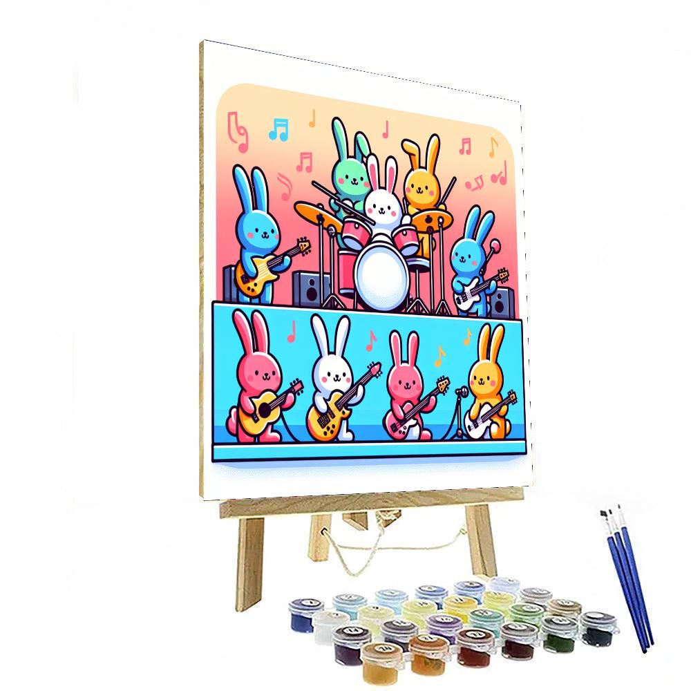Rockstar Rabbits Paint By Numbers Kits