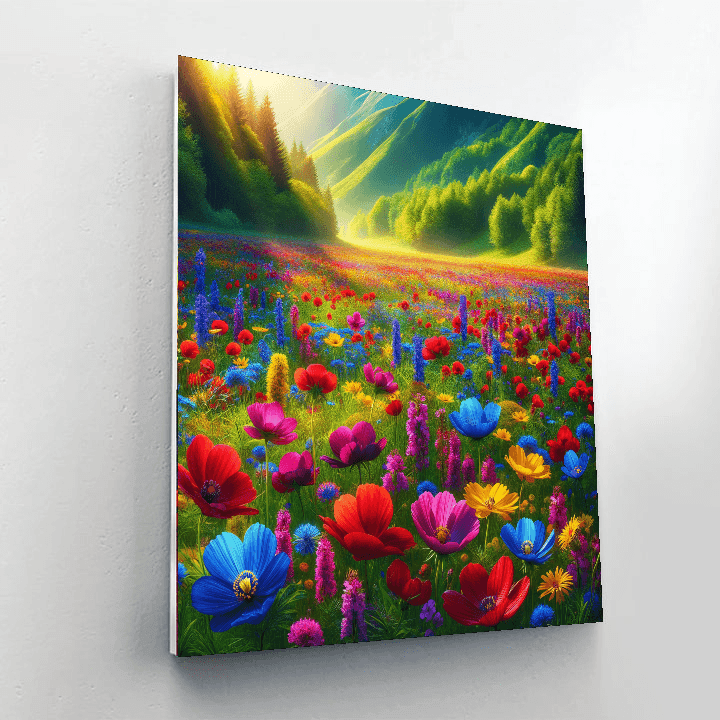 Joyful Meadow Melody Paint By Number